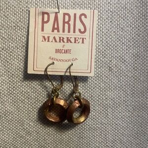 Rustic casual earrings